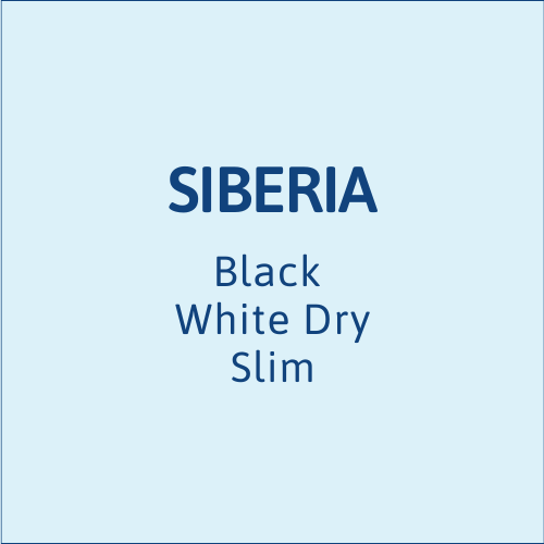 Siberia Black Slim White dry