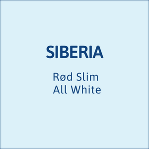 Siberia Rød Slim All White