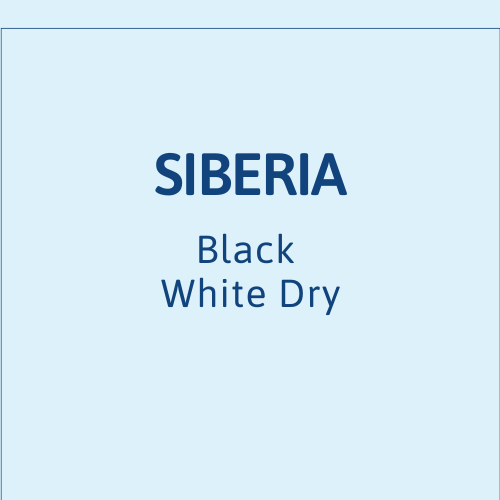 Siberia Black White dry