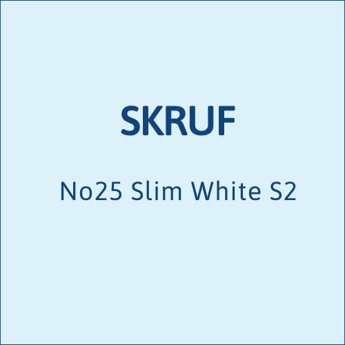 Skruf No25 White Slim S2