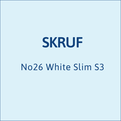 Skruf No26 White Slim S3