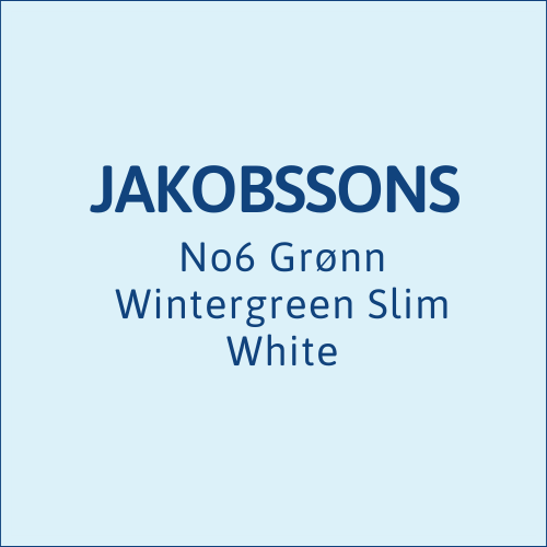 Jakobsson's No6 Wintergreen Slim White