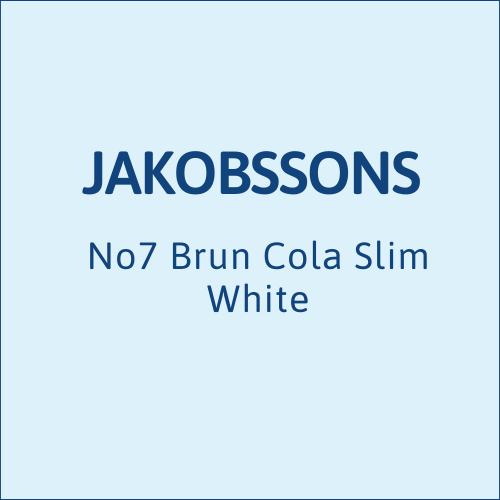 Jakobsson's No7 Cola Slim White