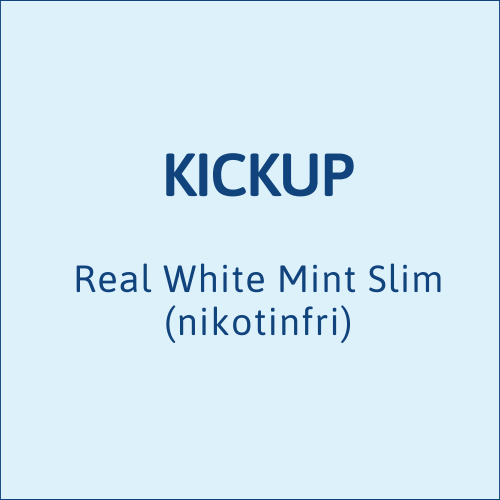 Kickup Real White Soft Mint Slim (nikotinfri)
