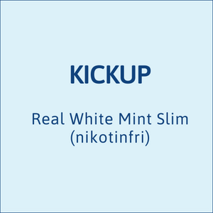 Kickup Real White Soft Mint Slim (nikotinfri)