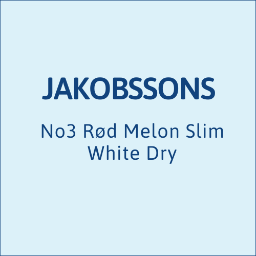 Jakobsson's No3 Melon Slim White
