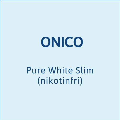 Onico Pure White Slim (nikotinfri)